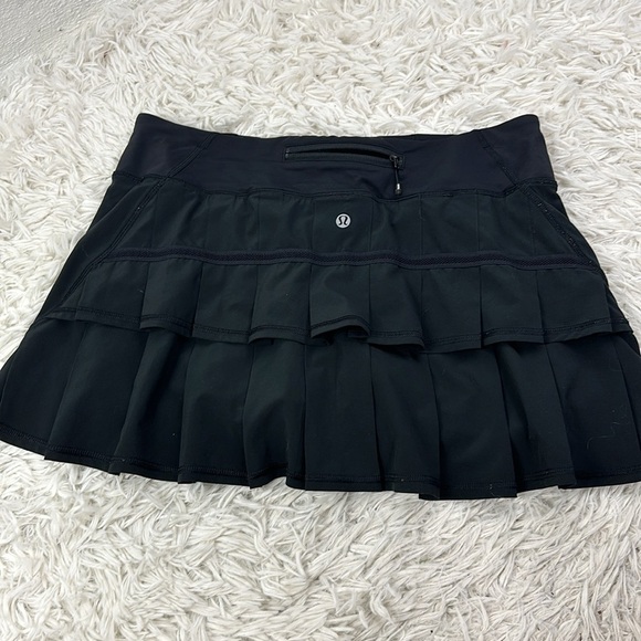 Lululemon Run: Pace Setter Skirt Black - Picture 5 of 6